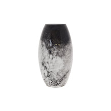 Load image into Gallery viewer, Black and White Opaque Vase
