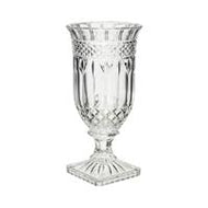 Victorian Glass Cut Footed Vase
